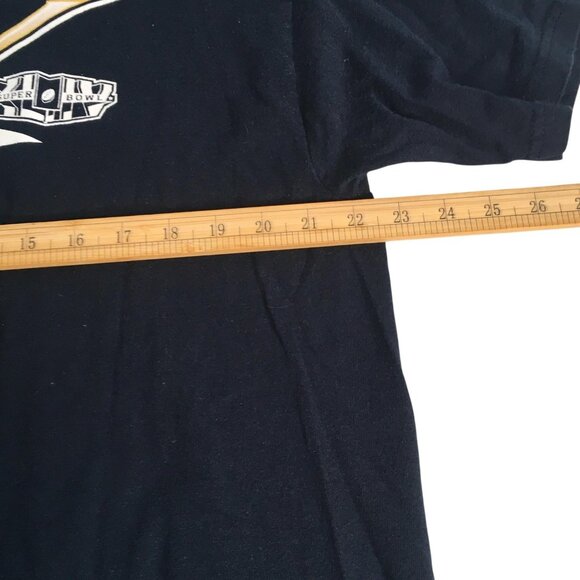 New Orleans Saints Shirt Mens XL Black NFL Football Super Bowl XLIV Roster Tee - Picture 8 of 16